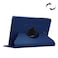 Case cover Litchi Texture Horizontal Flip 360 Degrees Rotation Leather Case for Galaxy Tab S4 10.5 T830 / T835, with Holder (Dark Blue)