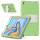Case cover For Samsung Galaxy Tab A 10.1 (2019) T510 3-Layer Protection  Screen Frame + PC + Silicone Shockproof Combination Case with Holder(Matcha Green)