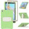 Case cover For Samsung Galaxy Tab A 10.1 (2019) T510 3-Layer Protection  Screen Frame + PC + Silicone Shockproof Combination Case with Holder(Matcha Green)