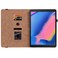 Case cover For Samsung Galaxy Tab A 8.0 2019 T290 Color Weave Leather Tablet Case with Holder(Brown)