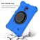 Case cover For Samsung Galaxy Tab A 8.0 2018 SM-T387W / SM-T387V &amp; Tab A 8.0 SM-T385 / T380 &amp; Tab 4 T330 &amp; Tab E 8.0 T377 Spider King EVA Protective Case with Adjustable Shoulder Strap &amp; Holder(Blue)