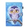 Case cover For Samsung Galaxy Tab A 8.0 (2019) T290/T295 Coloured Drawing Stitching Horizontal Flip Leather Case with Holder &amp; Card Slot (Blue Owl)