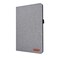 Case cover For Samsung Galaxy Tab A7 (2020) Horizontal Flip TPU + Fabric PU Leather Protective Case with Card Slots &amp; Holder(Grey)