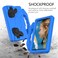 Case cover For Galaxy Tab A 7.0 T280/T285 EVA Material Children Flat Anti Falling Cover Protective Shell With Thumb Bracket(Blue)