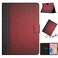 Case cover For Samsung Galaxy Tab S6 Lite P610 Stitching Solid Color Leather Tablet Case(Red)