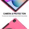 Case cover For Samsung Galaxy Tab S6 Lite 360 Degree Rotation PC+TPU Protective Cover with Holder &amp; Hand Strap &amp; Pen Slot(Rose Red)
