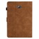 Case cover For Samsung Galaxy Tab A 10.1 T580/T585 Coconut Tree Embossed Smart Leather Tablet Case(Brown)