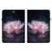 Case cover For Samsung Galaxy Tab A 9.7 T550 T555 P550 Crystal Texture Painted Leather Smart Tablet Case(Purple Peony)