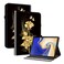 Case cover For Samsung Galaxy Tab S4 10.5 SM-T830 SM-T835 Crystal Texture Painted Leather Smart Tablet Case(Gold Butterfly Rose)
