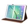 Case cover For Samsung Galaxy Tab S2 9.7 T810 T815 Butterfly Flower Embossed Leather Tablet Case(Brown)