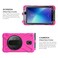 Case cover For Samsung Galaxy Tab Active 2 8.0 T390/T395/T397 Shockproof Colorful Silicone + PC Protective Case with Holder &amp; Hand Grip Strap &amp; Pen Slot(Rose Red)