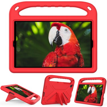 Case cover For Samsung Galaxy Tab A 10.1 2019 T510/T515 Handle EVA Shockproof Tablet Case with Holder(Red)