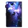 Case cover For Samsung Galaxy Tab A9+ Colored Drawing Leather Tablet Case(Purple Butterfly)