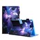 Case cover For Samsung Galaxy Tab A9+ Colored Drawing Leather Tablet Case(Purple Butterfly)