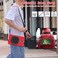Case cover For Samsung Galaxy Tab Active5 X300 Silicone Hybrid PC Tablet Case with Holder &amp; Shoulder Strap(Red)