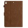 Case cover For Samsung Galaxy Tab A 10.1 2019 T510 Honeycomb Embossed Leather Tablet Case(Brown)