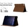 Case cover For Samsung Galaxy Tab A 10.1 2019 T510 Honeycomb Embossed Leather Tablet Case(Brown)