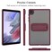 Case cover For Samsung Galaxy Tab A7 Lite Skin Feel Holder PC Hybrid TPU Tablet Case(Wine Red)