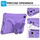 Case cover For Samsung Galaxy Tab S6 Lite 10.4 P620 Butterfly Bracket EVA Shockproof Tablet Case(Light Purple)