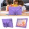 Case cover For Samsung Galaxy Tab S6 Lite 10.4 P620 Butterfly Bracket EVA Shockproof Tablet Case(Light Purple)