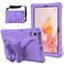 Case cover For Samsung Galaxy Tab S6 Lite 10.4 P620 Butterfly Bracket EVA Shockproof Tablet Case(Light Purple)