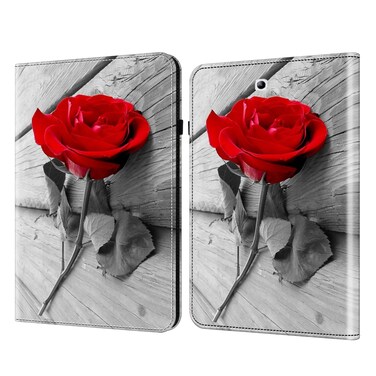 Case cover For Samsung Galaxy Tab S2 9.7 T810/T815 Crystal Texture Painted Leather Tablet Case(Rose)