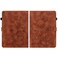 Case cover For Samsung Galaxy Tab A 8.0 2019 Lily Embossed Leather Tablet Case(Brown)