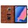 Case cover For Samsung Galaxy Tab A 8.0 2019 Lily Embossed Leather Tablet Case(Brown)