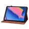 Case cover For Samsung Galaxy Tab A 8.0 2019 Lily Embossed Leather Tablet Case(Brown)