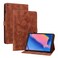Case cover For Samsung Galaxy Tab A 8.0 2019 Lily Embossed Leather Tablet Case(Brown)
