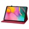 Case cover For Samsung Galaxy Tab A 10.1 2019 Lily Embossed Leather Tablet Case(Red)