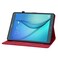 Case cover For Samsung Galaxy Tab A 9.7 T550 T555 Lily Embossed Leather Tablet Case(Red)