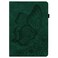 Case cover For Samsung Galaxy Tab A8 Big Butterfly Embossed Leather Tablet Case(Green)