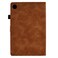 Case cover For Samsung Galaxy Tab A8 10.5 2021 X205 Tower Embossed Leather Smart Tablet Case(Brown)