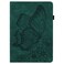 Case cover For Samsung Galaxy Tab A7 T500 Big Butterfly Embossed Leather Tablet Case(Green)