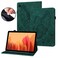 Case cover For Samsung Galaxy Tab A7 T500 Big Butterfly Embossed Leather Tablet Case(Green)