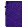 Case cover For Samsung Galaxy Tab A 10.1 2019 T510 Rhombus TPU Leather Tablet Case(Purple)