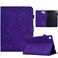 Case cover For Samsung Galaxy Tab A 10.1 2019 T510 Rhombus TPU Leather Tablet Case(Purple)