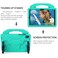 Case cover For Samsung Galaxy Tab S6 10.5 / T860 Thumb Bracket EVA Shockproof Tablet Case (Glacier Green)
