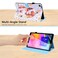 Case cover For Samsung Galaxy Tab A 10.1 2019 SM-T515 / SM-T510 Animal Pattern Horizontal Flip Leather Case with Holder &amp; Card Slots &amp; Photo Frame(Little Flower Dog)