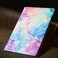 Case cover For Samsung Galaxy Tab A 10.1 T580 Marble Litchi Leather Smart Tablet Case(Purple Blue)