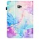 Case cover For Samsung Galaxy Tab A 10.1 T580 Marble Litchi Leather Smart Tablet Case(Purple Blue)