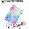 Case cover For Samsung Galaxy Tab A 10.1 T580 Marble Litchi Leather Smart Tablet Case(Purple Blue)