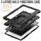 Case cover For Samsung Galaxy Tab S8 Ultra Bracelet Holder Silicone + PC Tablet Case(Black)