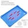 Case cover For Samsung Galaxy Tab A9+ Shockproof Silicone Tablet Protective Case With Holder(Red)