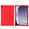 Case cover For Samsung Galaxy Tab A9+ Shockproof Silicone Tablet Protective Case With Holder(Red)