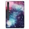 Case cover For Samsung Galaxy Tab S7 Lite T730 / T735 / Tab S7 FE T736 Custer Painted TPU Smart Tablet Leather Case with Sleep / Wake-up Function &amp; 3-Fold Holder &amp; Pen Slot(Galaxy Nebula)