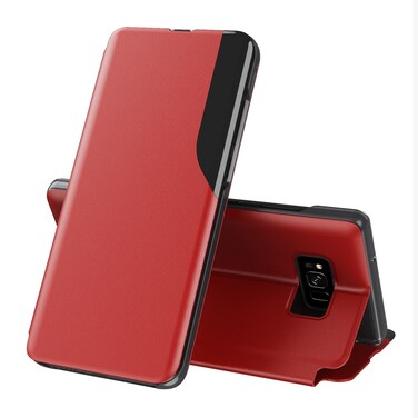 Case cover For Samsung Galaxy S8 Plus Attraction Flip Holder Leather Phone Case(Red)