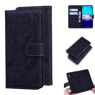 Case cover For Samsung Galaxy M01 Core / A01 Core Tiger Embossing Pattern Horizontal Flip Leather Case with Holder &amp; Card Slots &amp; Wallet(Black)