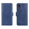 Case cover For Samsung Galaxy A01 Core / M01 Core Dual-side Magnetic Buckle Horizontal Flip Leather Case with Holder &amp; Card Slots &amp; Wallet(Dark Blue)